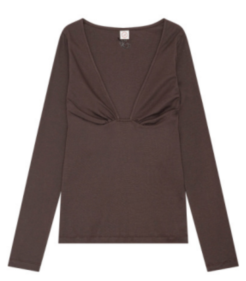 JUNE SQUARE NECK L.S