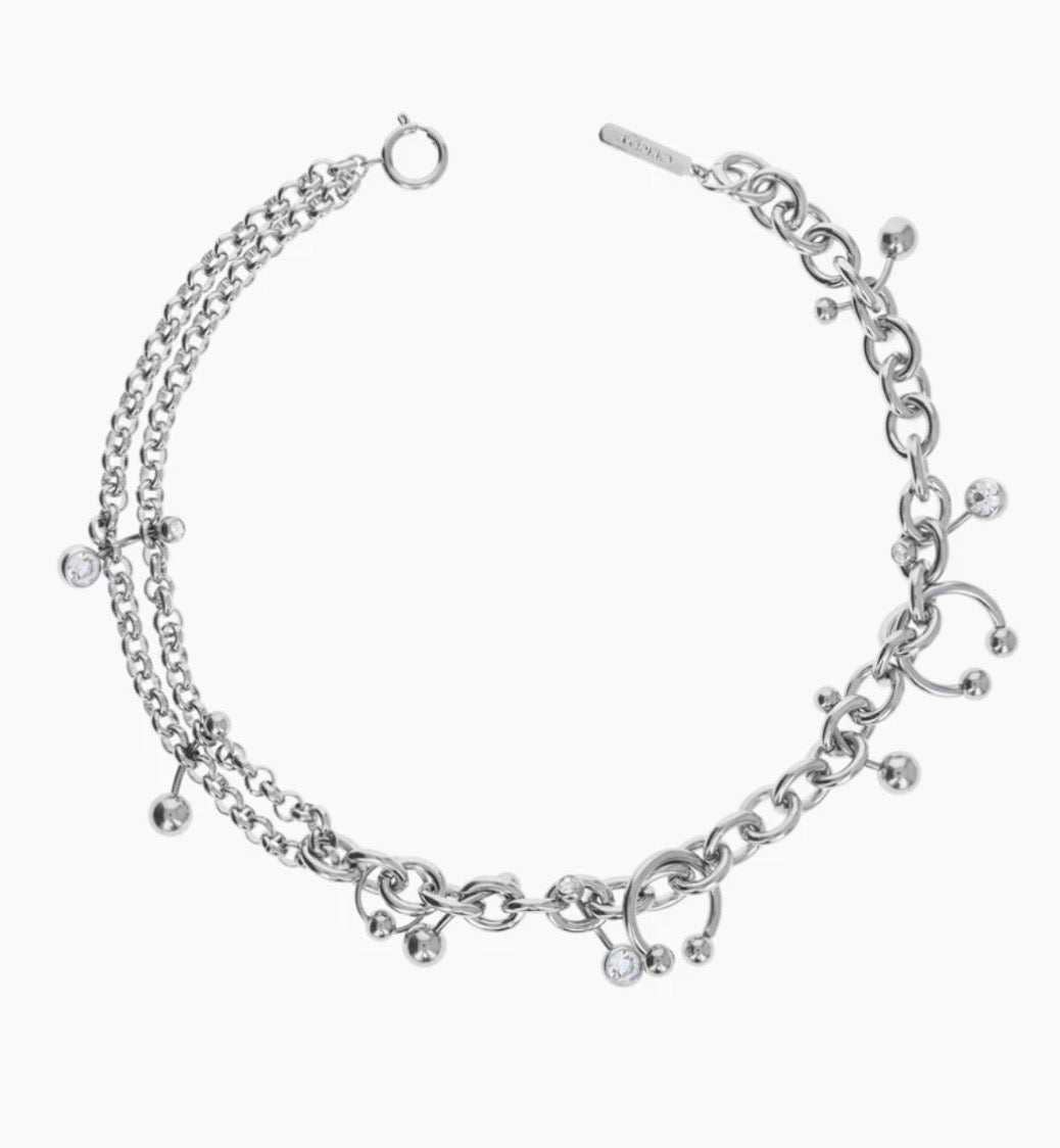 HOLLY NECKLACE PALADIUM