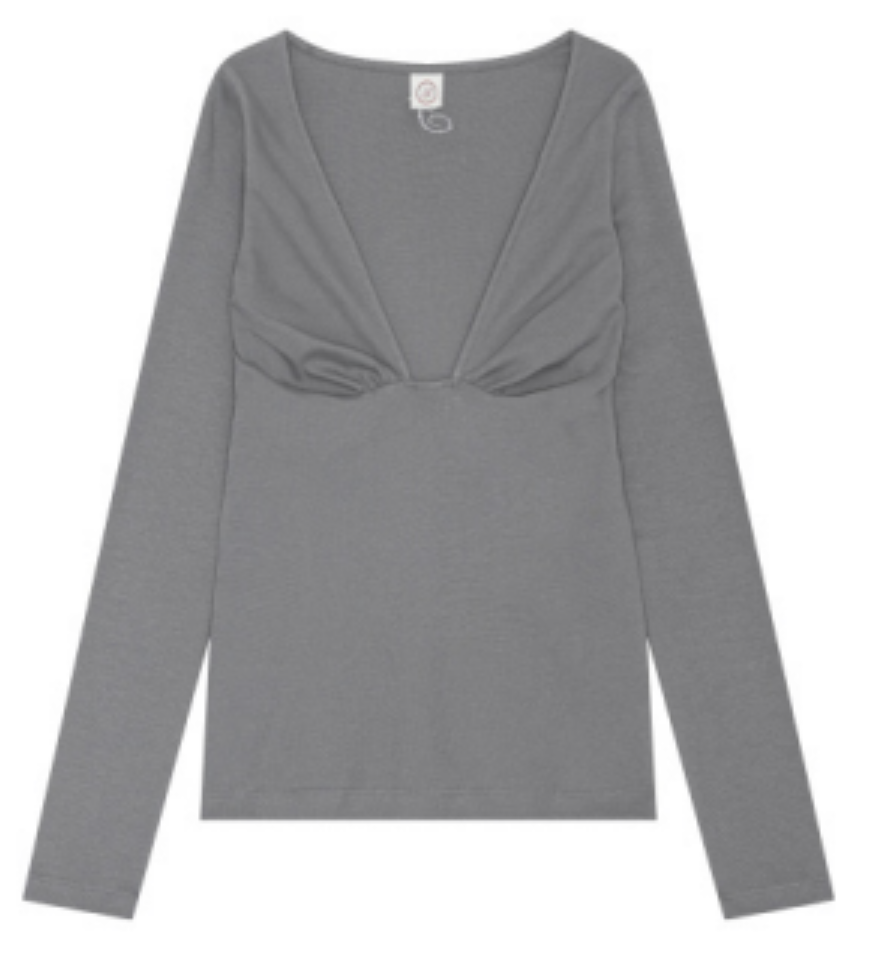 JUNE SQUARE NECK L.S